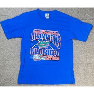 Tri-Lake Inc Sportswear Vtg NCAA Florida Gators National Champions T-Shirt Large